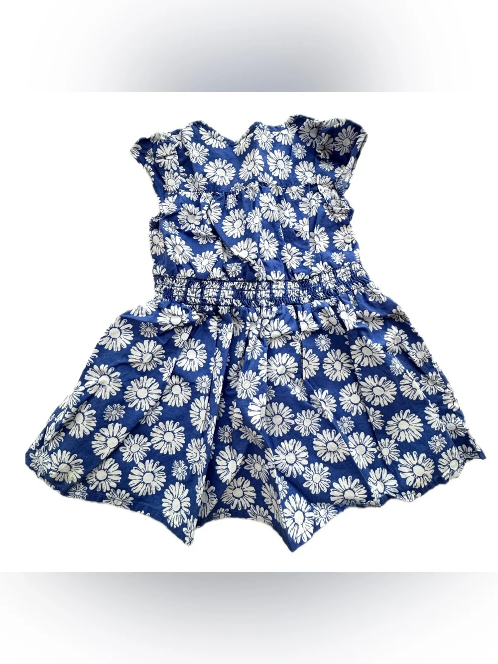 OshKosh B'gosh Toddler Girls Dress Bundle 18M Denim Tulle & Blue Floral Dress